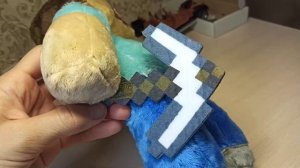 Стив Маинкрафт Мягкая Игрушка 30см. Mojang. Jinx. 2020. Steve Minecraft