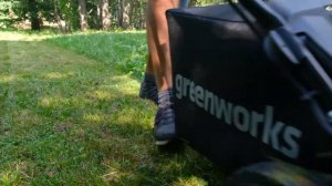 Газонокосилка аккумуляторная Greenworks GD40LM46HP с бесщеточным двигателем, 40V 46 cм (2514407)_5м