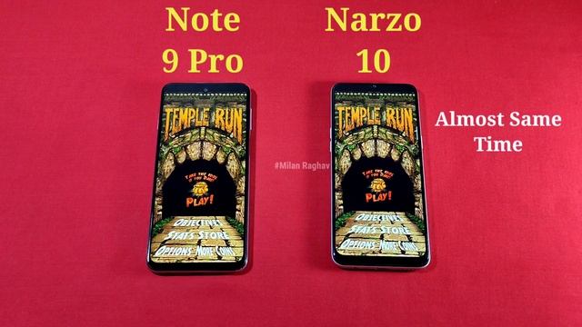 Redmi Note 9 Pro vs Realme Narzo 10 Speed Test | Comparison | смотреть онлайн