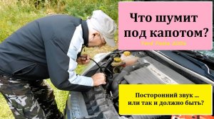 Что шумит под капотом?