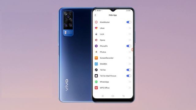 How to Hide Apps in Vivo Y51 2020 l Lock Apps in Vivo Y51 смотреть онлайн