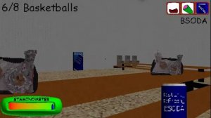 Trying to beat null mode in baldi loves basket ballz