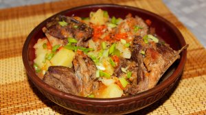 Глухарь тушенный с картошкой