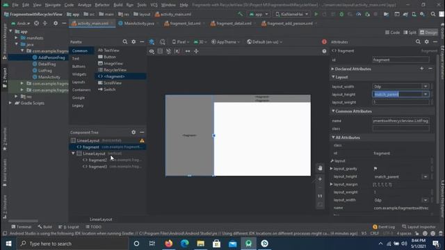 [2021] #25 Fragments with Recyclerview Part 1 | Session 3 | Android Programming with Rana Waqas