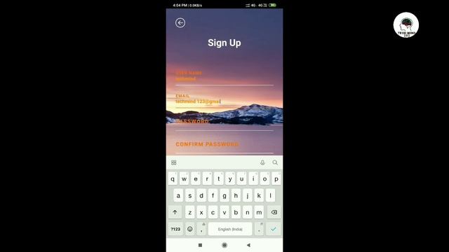 Flutter Android App advanced UI design with video background with source code  2019