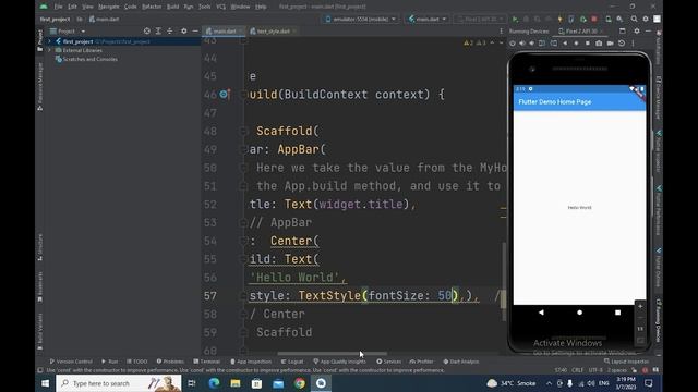 Flutter Text Widget | How To Use Text Widget | Hindi/Urdu смотреть онлайн