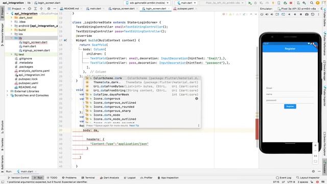 Flutter Api Integration - Login User | POST Method | HTTP| Urdu - Hindi | 2022