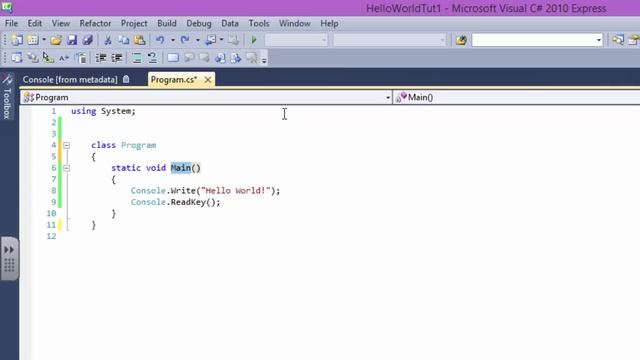 C# Tutorial # 1- for Absolute Beginners | Hello World Tutorial with tips and tricks