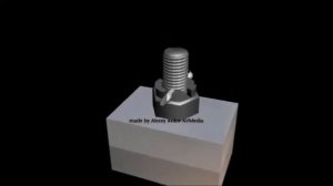 Корончатая гайка и шплинт