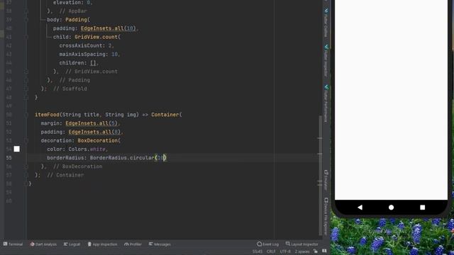 GridView UI Design with Flutter | Flutter UI Design | Speed Code
