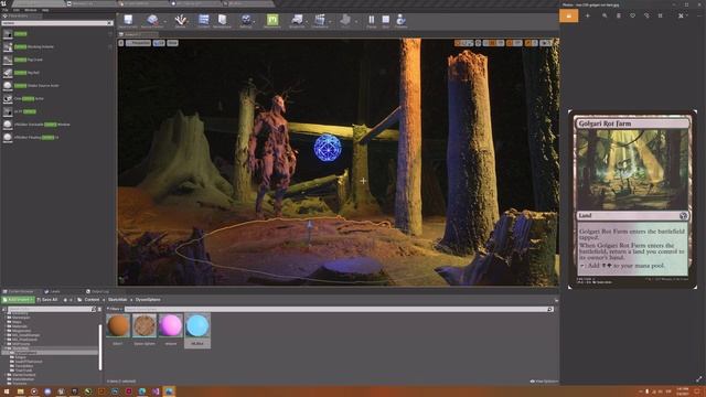MTG Scene with Unreal Engine