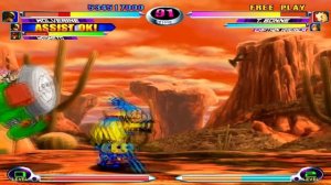 Marvel VS Capcom 2 Magneto Wolverine (Metal) and Wolverine (Bone) Playthrough