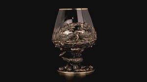 Бокал для коньяка Рыбалка Элит (Щука)