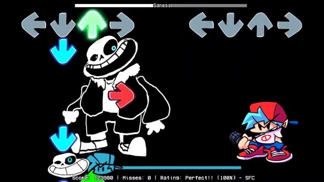 Saness | Indie Cross FNF (Psych Engine Port) смотреть онлайн