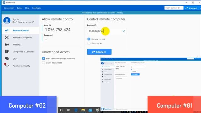 TeamViewer Auto Connect :: How To Setup Unattended Access Password in TeamViewer