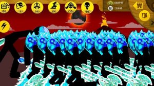 ICE GIANT CRAZY FIGHT VS THE ALL SNOW ❄️ GIANTS || STICK WAR LEGACY || VIP MOD ||