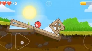 Красный шарик.13 уровень.|        Red Ball 4. 4th level