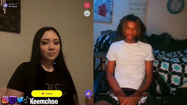 GETTING LAPDANCES THROUGH THE SCREEN😈LATE NIGHT ON THE (MONKEY APP)!😲👀 смотреть онлайн