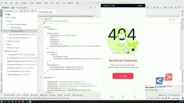 How to Convert Website to Android App With Source code Android Studio Convert Website to Android Ap
