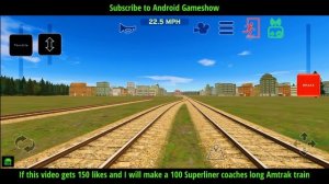 The Longest AMTRAK SUPER-LINER ever in TRAIN AND RAIL YARD SIMULATOR