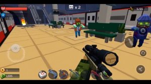 Pixel Combat: Zombies Strike - Walkthrough // Best Android Games//Part 1