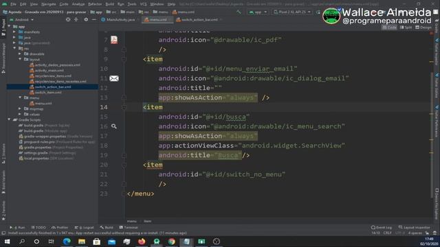 Android Studio | Como colocar um Switch ( ou qualquer outro widget ) no ActionBar смотреть онлайн