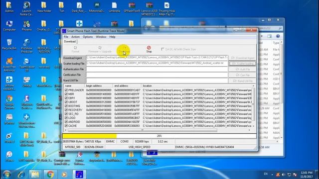 Flash rom stock Lenovo Tab A3300 HV bằng SP-Flash tool ok. смотреть онлайн