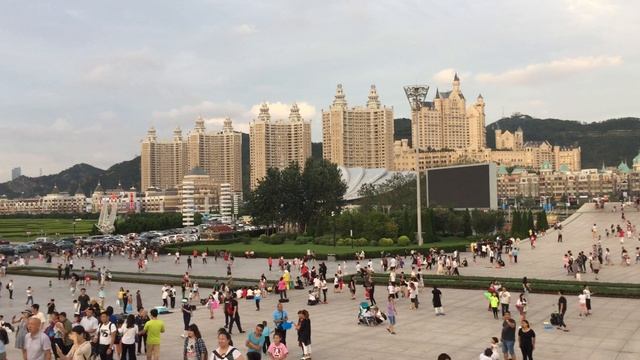 Далянь 2018 г., набережная провинция Ляонин. Катание на горках Dalian. Короткие зарисовки о Китае.