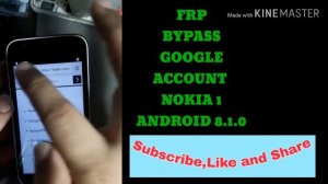 FRP Bypass Google Account Nokia 1 (TA-1047) Android GO without PC