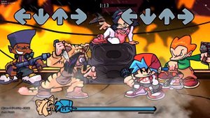 Friday Night Funkin  - Collapse(Darnell,Pico,Nene,Tankman)Vs Baddies Mod