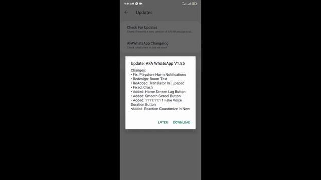 HOW TO UPDATE AFAWHATSAPP👻