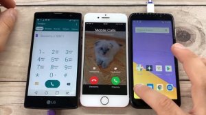 Mobile Calls/ iPhone 7, Inoi 3, LG G3/ Incoming, Outgoing Call
