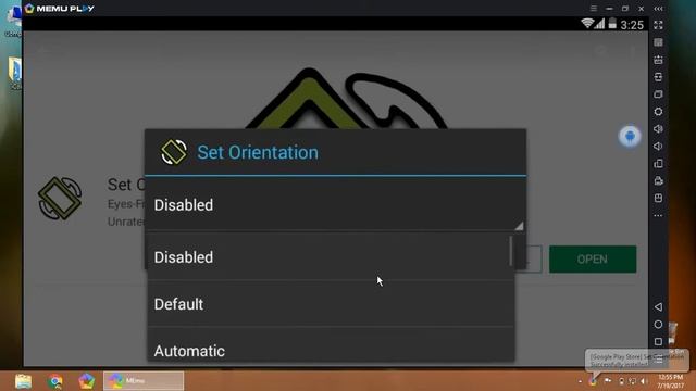 Set Orientation - Install any APK on FireTv Stick / Android Streaming Box