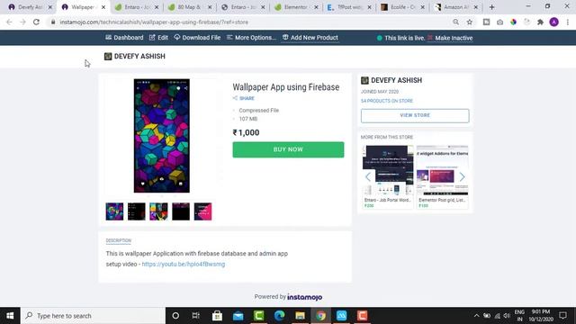 Wallpaper Android App Using Firebase Source code by Devefy ashish смотреть онлайн