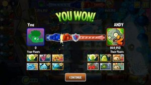 Plants vs Zombies 2 BattleZ: 6 Mints Pvz 2 Max Level Power-up: Gameplay 2019