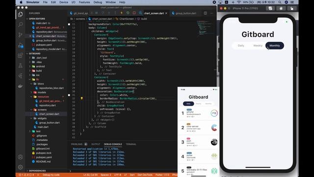 Flutter Github Trending App (Bloc, Provider) PART 1 - Speed Code