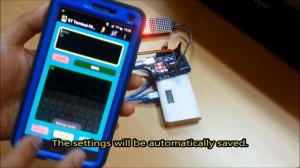 Controlling LED Matrix Display using Android via Bluetooth