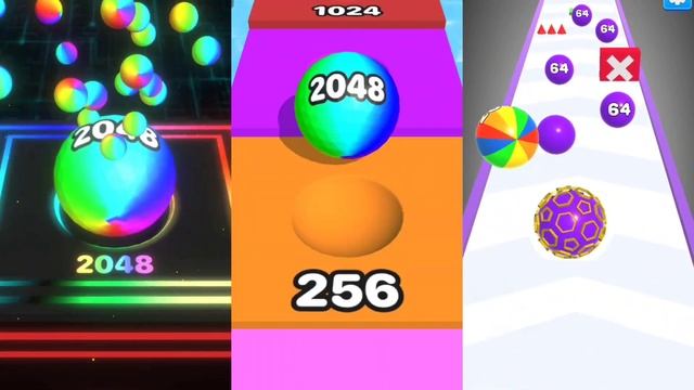 3 BALL RUN GAMES, MAX LEVELS GAMEPLAY WALKTROUGH ANDROID IOS смотреть онлайн