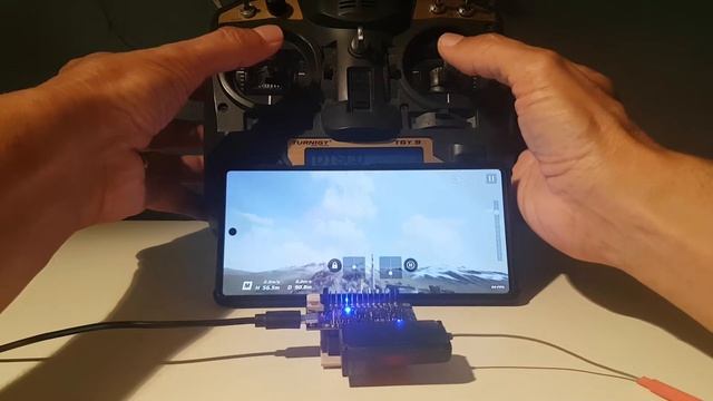 DJI VirtualFlight with a RC radio transmitter смотреть онлайн