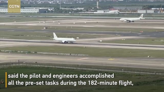 China's first C919 passenger plane completes maiden test flight before delivery смотреть онлайн