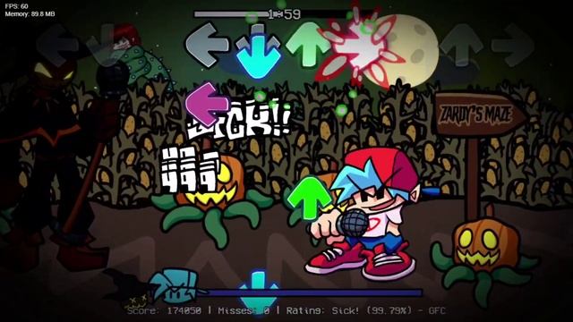 FNF Vs. Zardy Weedkiller | (99.22% Accuracy FC) смотреть онлайн