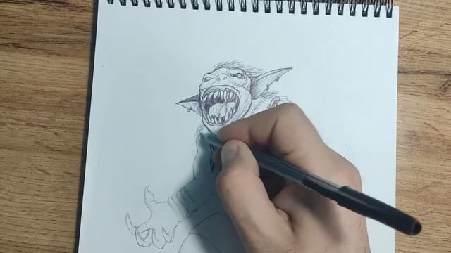 Fantastika janrida maxluq personajini chizamiz. смотреть онлайн