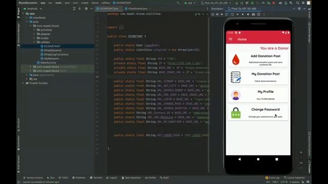 Blood Donation | Android Project Tutorial | Android CRUD Project смотреть онлайн