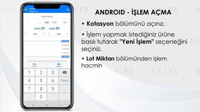 MetaTrader 4 - Android - İşlem Açma смотреть онлайн