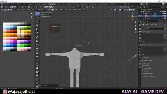 3D Low Poly Character Modeling Tutorial in Blender in Tamil | Blender Tamil Tutorials | 3D Modeling