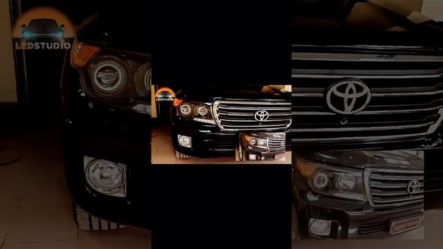 Модернизации фар Toyota Land Cruiser 200 от Ledstudio