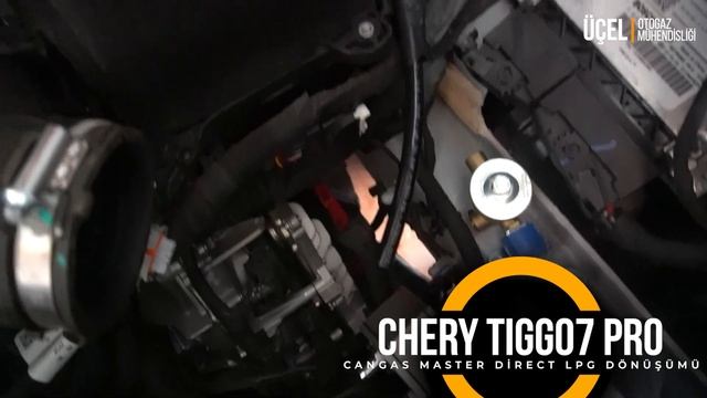 Chery Tiggo7 Pro Cangas Master Direct Lpg dönüşümü | Üçel Otogaz Çeki Demiri Yağ bakımı