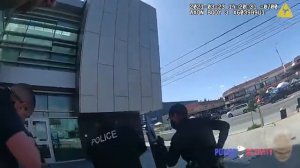 LAPD Cop Shoots Armed Man Outside The Olympic Community Police Station in Pico-Union