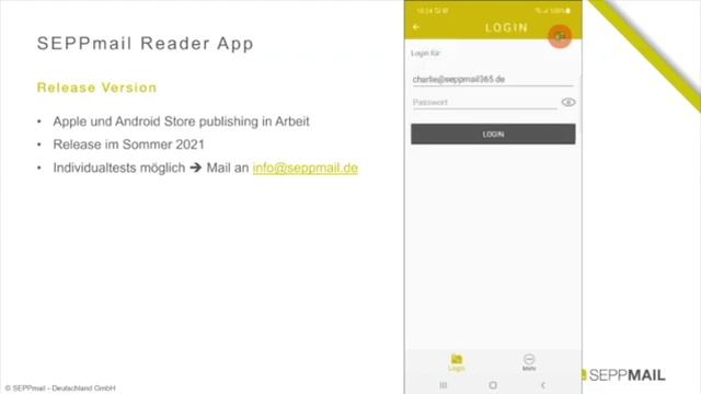 SEPPmail Technischer Webcast #2 17 6 2021 смотреть онлайн