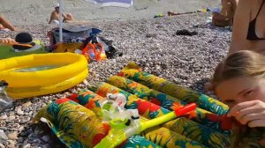 На пляже 28 августа 2015 г.